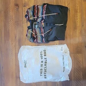 Howler Brothers sz XL Shaman hoodie antique black/ agie jacquard NWT